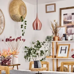 Suspension Polvero Cuivre, 1 lumière