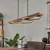 Suspension Pompu LED Brun, Noir, 3 lumières