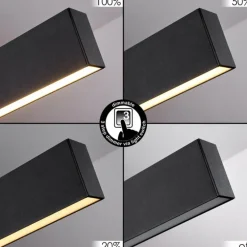 Suspension Poroporo LED Noir, 1 lumière