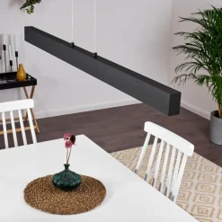 Suspension Poroporo LED Noir, 1 lumière