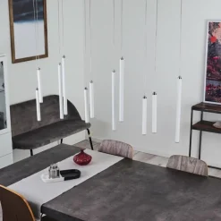 Suspension Porquera LED Blanc, 11 lumières