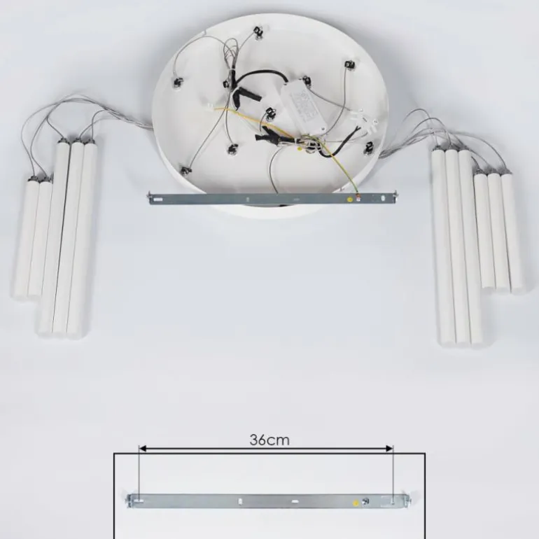 Suspension Porquera LED Blanc, 11 lumières
