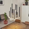 Suspension Porquera LED Noir, 11 lumières