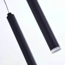 Suspension Porquera LED Noir, 11 lumières