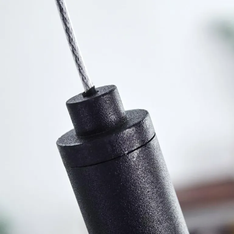 Suspension Porquera LED Noir, 11 lumières