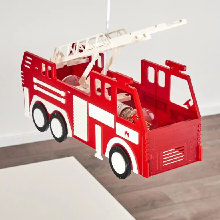 Suspension Praya Rouge, 2 lumières