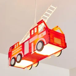 Suspension Praya Rouge, 2 lumières