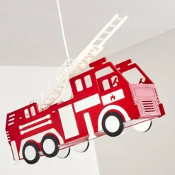 Suspension Praya Rouge, 2 lumières