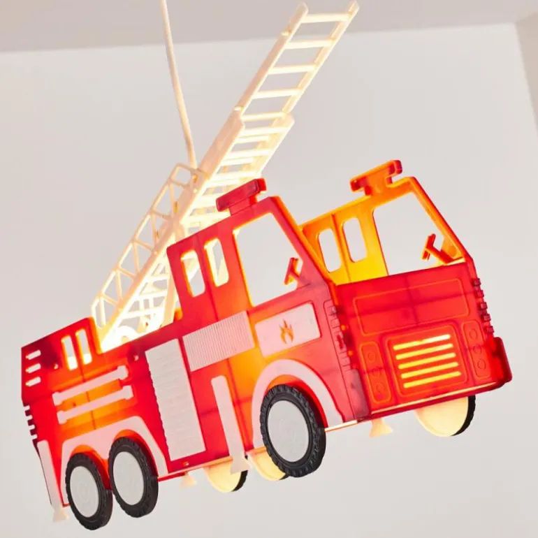 Suspension Praya Rouge, 2 lumières