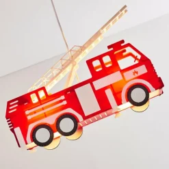 Suspension Praya Rouge, 2 lumières