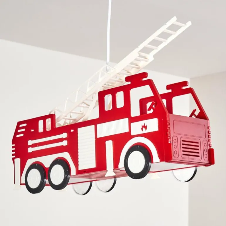 Suspension Praya Rouge, 2 lumières