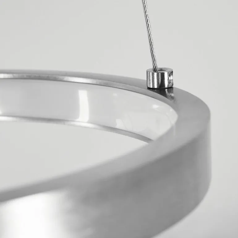 Suspension Preci LED Nickel mat, 1 lumière