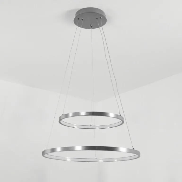 Suspension Preci LED Nickel mat, 1 lumière