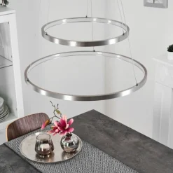 Suspension Preci LED Nickel mat, 1 lumière