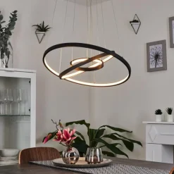 Suspension Preci LED Noir, 1 lumière