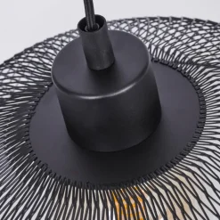 Suspension Pucara Noir, 1 lumière