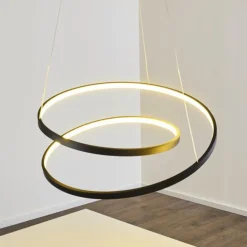 Suspension Pura LED Noir, 1 lumière