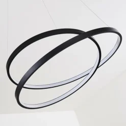 Suspension Pura LED Noir, 1 lumière