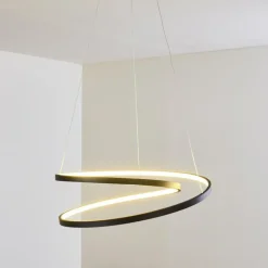 Suspension Pura LED Noir, 1 lumière