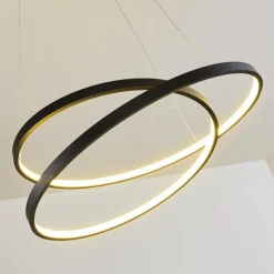 Suspension Pura LED Noir, 1 lumière