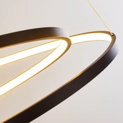 Suspension Pura LED Noir, 1 lumière