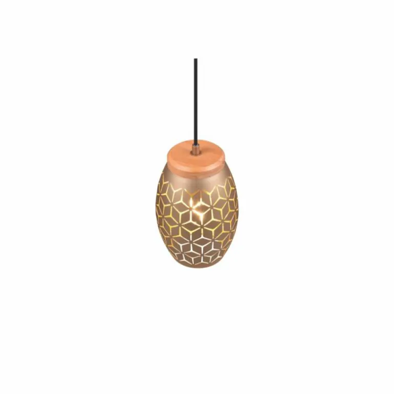 Suspension Reality BIDAR Brun, Écru, 1 lumière