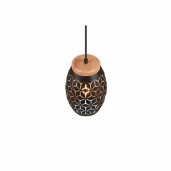 Suspension Reality BIDAR Or, Écru, Noir, 1 lumière