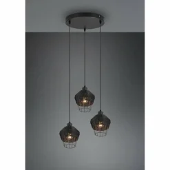 Suspension Reality Borka Noir, 3 lumières