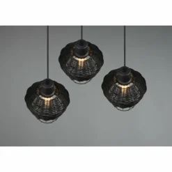 Suspension Reality Borka Noir, 3 lumières