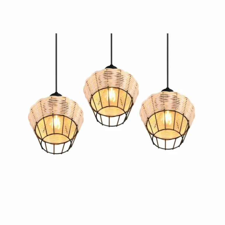 Suspension Reality Borka Noir, 3 lumières