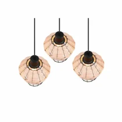 Suspension Reality Borka Noir, 3 lumières