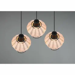 Suspension Reality Borka Noir, 3 lumières