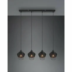 Suspension Reality Borka Noir, 4 lumières