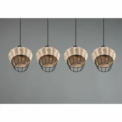 Suspension Reality Borka Noir, 4 lumières