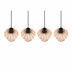 Suspension Reality Borka Noir, 4 lumières