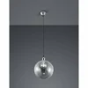 Suspension Reality Dino LED Nickel mat, 1 lumière