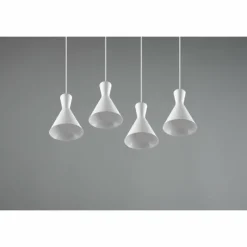 Suspension Reality Enzo Blanc, 4 lumières