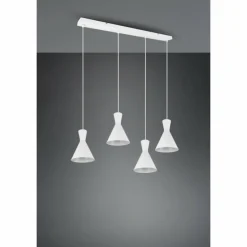 Suspension Reality Enzo Blanc, 4 lumières