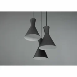 Suspension Reality Enzo Noir, 3 lumières