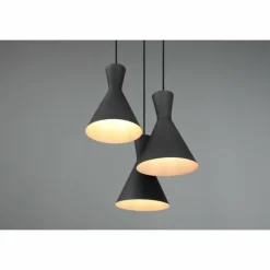 Suspension Reality Enzo Noir, 3 lumières