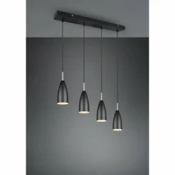 Suspension Reality Farin Noir, 4 lumières