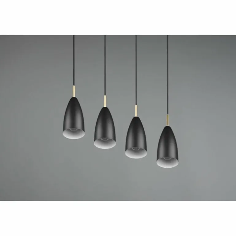 Suspension Reality Farin Noir, 4 lumières