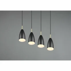 Suspension Reality Farin Noir, 4 lumières