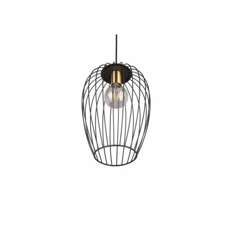 Suspension Reality Grid Noir, 1 lumière