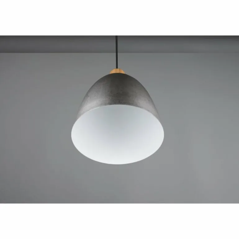 Suspension Reality Jagger Brun foncé, Nickel mat, 1 lumière