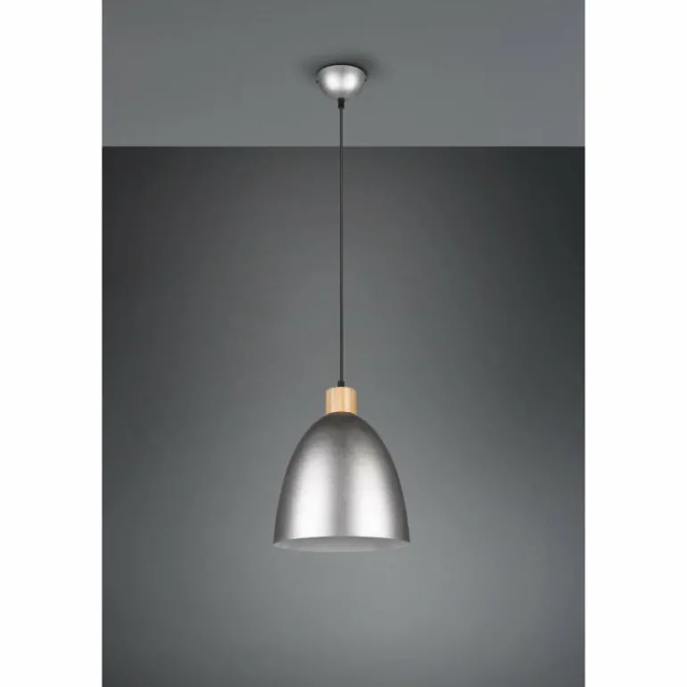 Suspension Reality Jagger Brun foncé, Nickel mat, 1 lumière