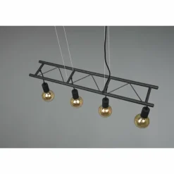 Suspension Reality Ladder Noir, 4 lumières