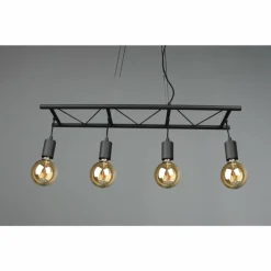 Suspension Reality Ladder Noir, 4 lumières