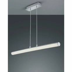 Suspension Reality LEIA LED Chrome, 1 lumière, Télécommandes, Changeur de couleurs