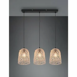 Suspension Reality Lovis Noir, 3 lumières